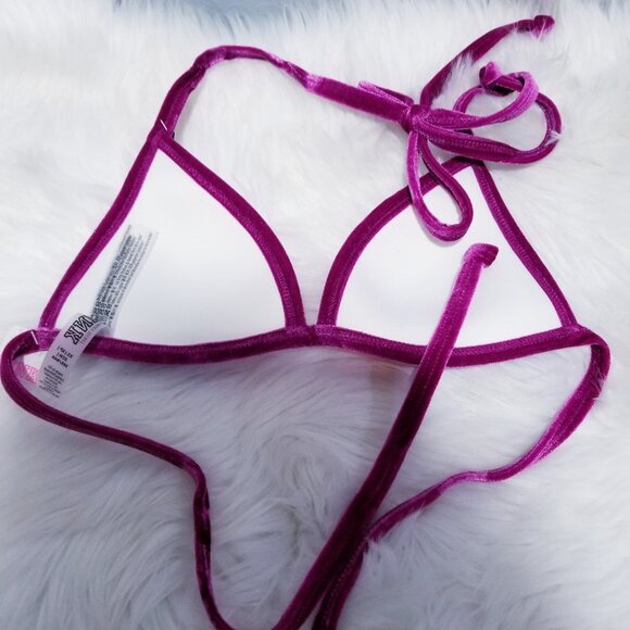 New Victoria's Secret PINK Padded Bikini Top XS - Picture 6 of 6